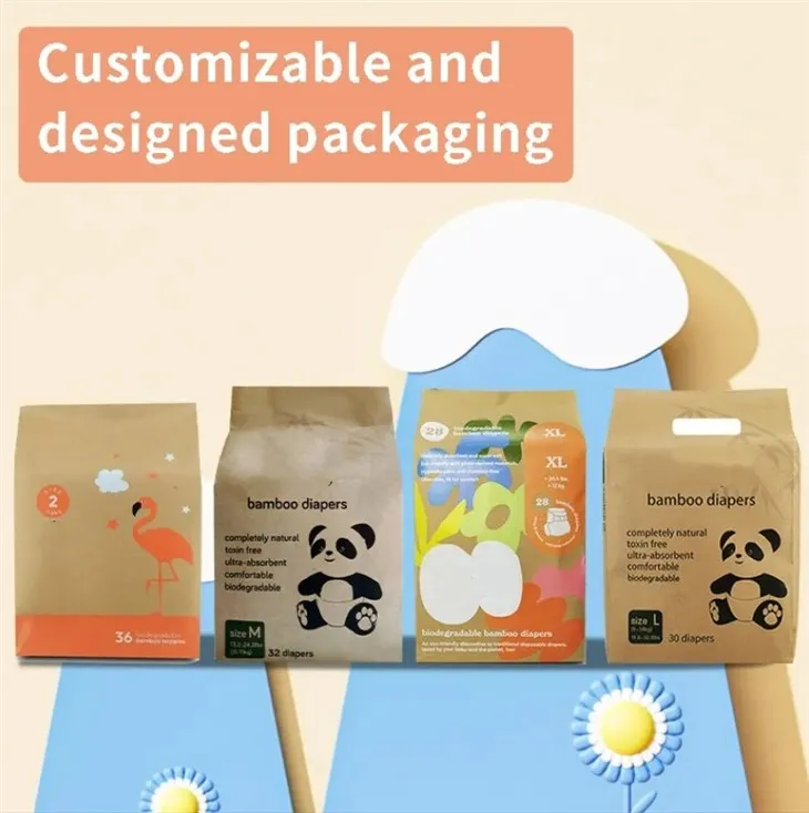 Degradable Bamboo Baby Diaper Degradable Bamboo Baby Diaper