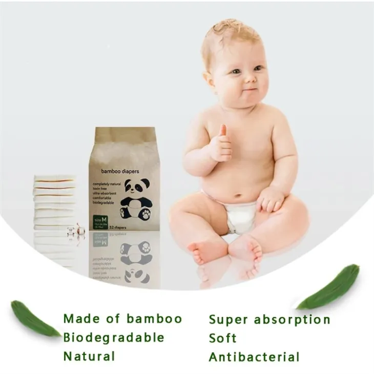 Degradable Bamboo Baby Diaper Degradable Bamboo Baby Diaper