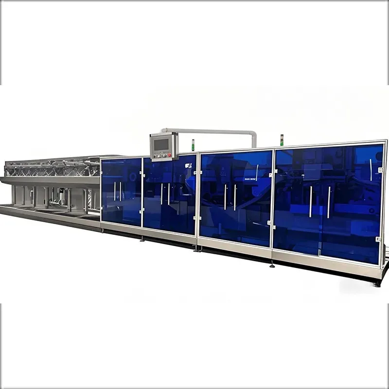 Left-Right Rolling Automatic Feeding Wet Wipes Folding Packing Production Line-2 Left-Right Rolling Automatic Feeding Wet Wipes Folding Packing Production Line-2